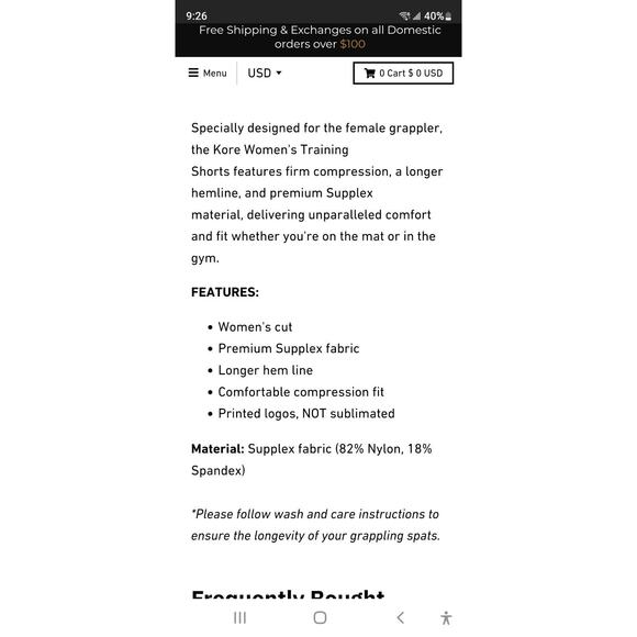 Kore Medium Gray Compression SHORTS Grappling Bike Yoga Gym Cycle Workout - Picture 5 of 5